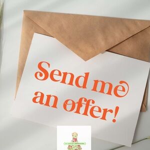 I love reasonable offers!